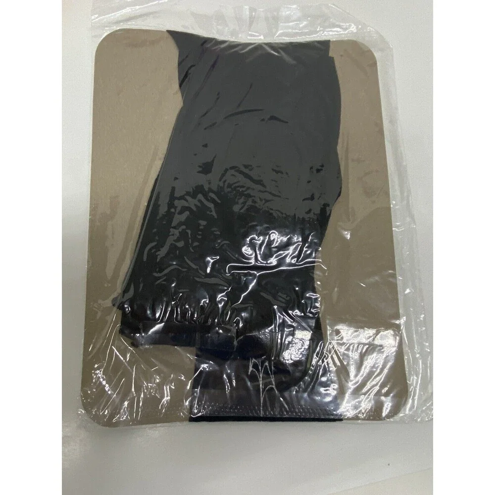 Fredricks of Hollywood Black Pantyhose w/ silver spider & web unopened Gothic